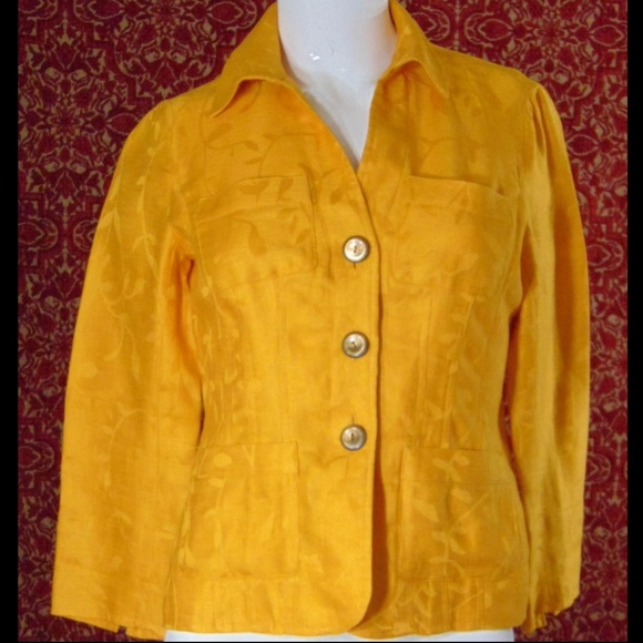 Jones New York Jackets & Blazers - JONES NEW YORK PETITE Orange jacket 2P 💥